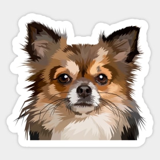 Brown Doggie Sticker